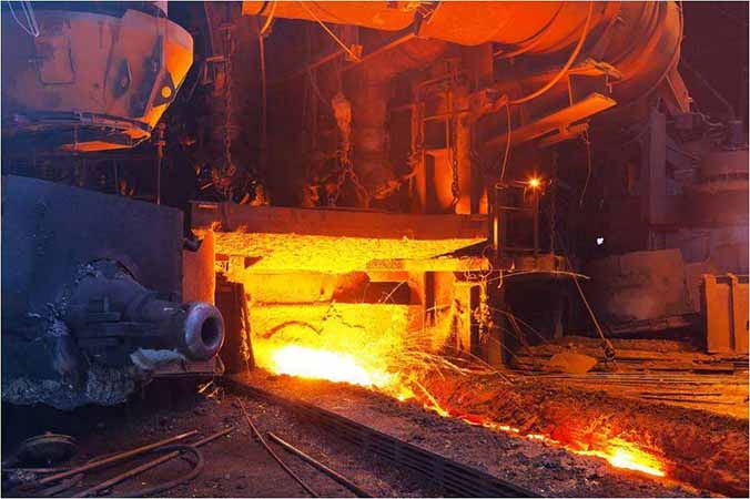 钢铁冶炼厂转炉倾炉