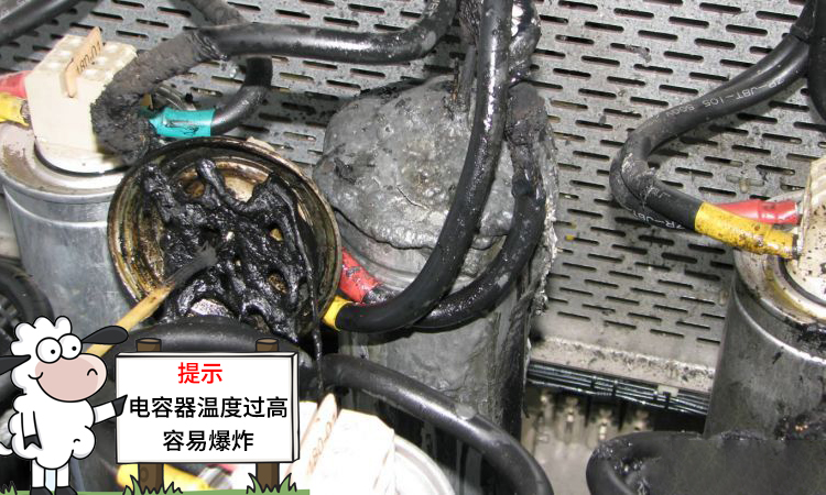 电力电容器的运行温度过高容易出现爆炸