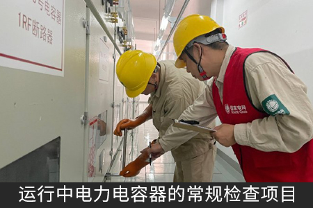 运行中电力电容器的常规检查项目