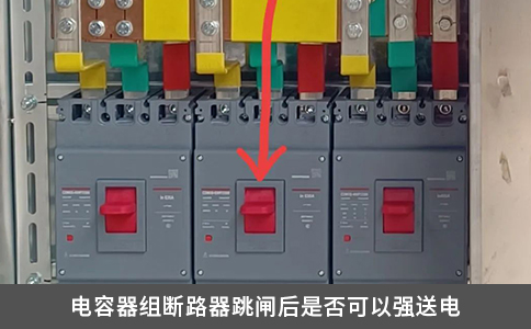 电容器组断路器跳闸后是否可以强送电