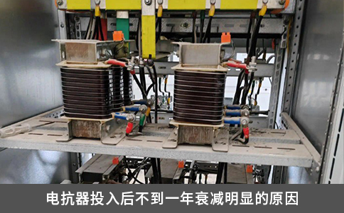 电抗器投入后不到一年衰减明显的原因
