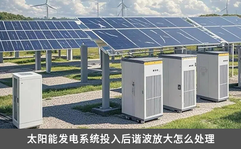 太阳能发电系统投入后谐波放大怎么处理